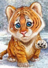 Cartoon Baby Tiger Diamond Painting